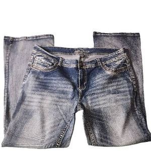 Ariya Denim Medium To Dark Wash Bootcut Jeans Size 18